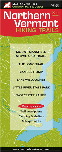 Northern Vermont Hiking Trails Map